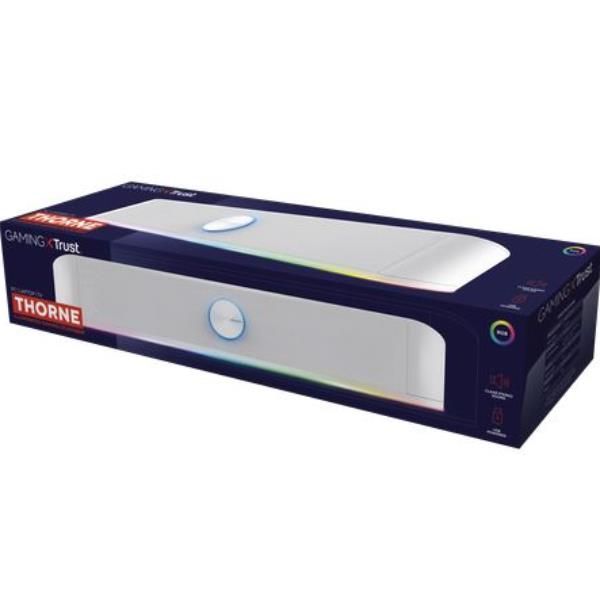 Trust GXT 619W Thorne - Soundbar - per TV/monitor - 6 Watt - bianco