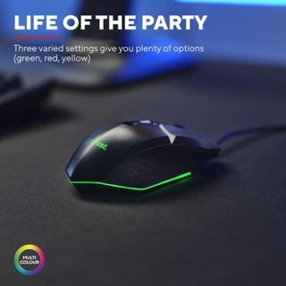Trust GXT 790 SET GAMING 3-IN-1 CUFFIA + MOUSE + MOUSEPAD - NERO