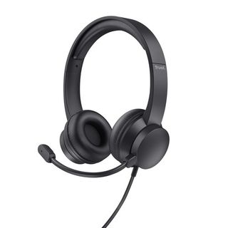 Trust HS-150 - Cuffie con microfono - over ear - cablato - jack 3,5 mm - nero