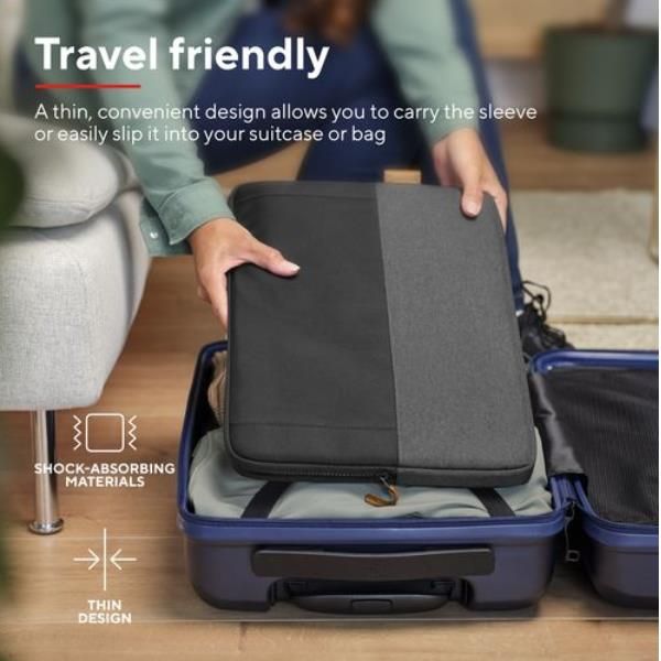 Trust Lisboa - Custodia per notebook - fino a 16" - nero