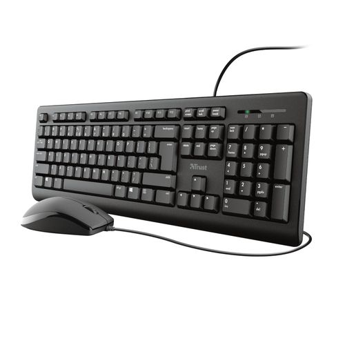 Trust Primo - Set mouse e tastiera - USB - italiana