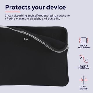 Trust Primo Soft - Custodia per notebook - 13.3" - nero