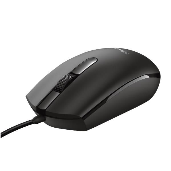 Trust TM-101 - Mouse - per destrorsi e per sinistrorsi - ottica - 3 pulsanti - …