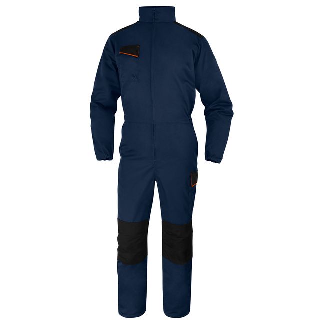 Tuta da lavoro M1CO2 - taglia M - twill/poliestere/cotone - blu/arancio - Delta…
