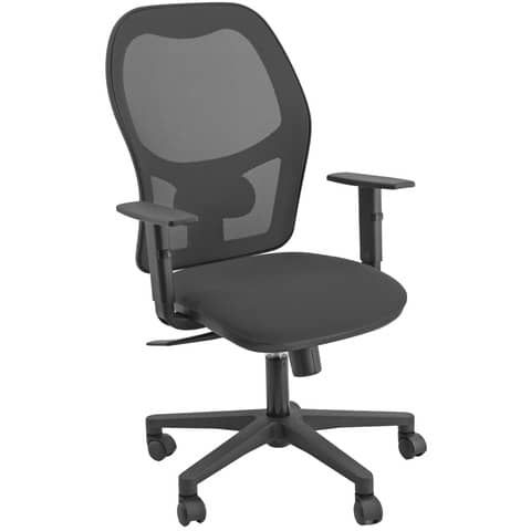 UNISIT HUBBLE HUVE - Sedia - braccioli - forma a T - girevole - nylon, poliprop…