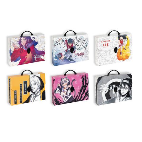 Valigetta Polionda Manga - 27 x 37,5 cm - dorso 8 cm - fantasie assortite - Fav…