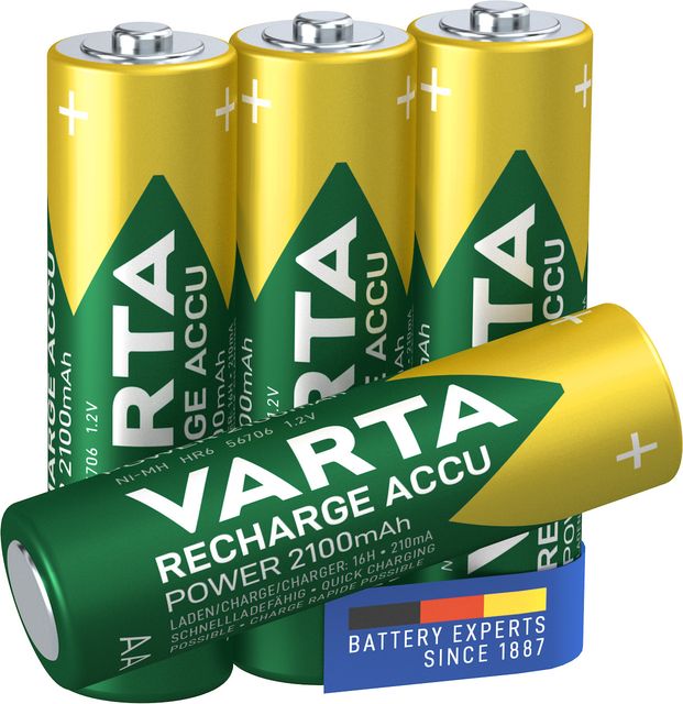 Varta - Batteria 4 x AA / HR6 - NiMH - (ricaricabili) - 2100 mAh