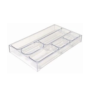 Vaschetta portacancelleria - 25,3 x 3,4 x 15,7 cm - trasparente neutro - Arda