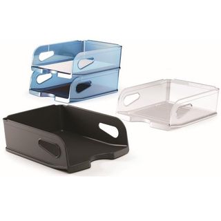 Vaschetta portacorrispondenza - Maxi - 34,5 x 27,8 x 11 cm - azzurro - Arda