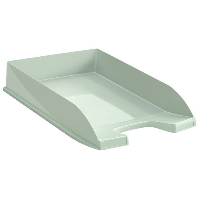 Vaschetta portacorrispondenza 100 First - 33 x 24,5 x 5,8 cm - verde salvia - C…
