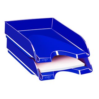 Vaschetta portacorrispondenza CepPro Gloss - 34,8 x 25,7 x 6,6 cm - blu oceano …