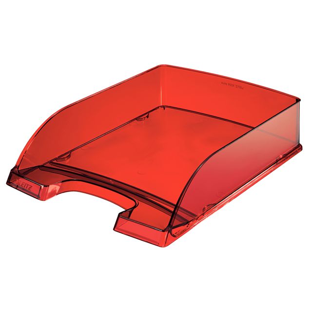 Vaschetta portacorrispondenza Leitz Plus Standard - 25,5 x 7 x 36 cm - rosso tr…