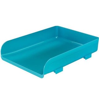 Vaschetta portacorrispondenza Mydesk - 33,5 x 25,4 x 7 cm - turchese - Arda