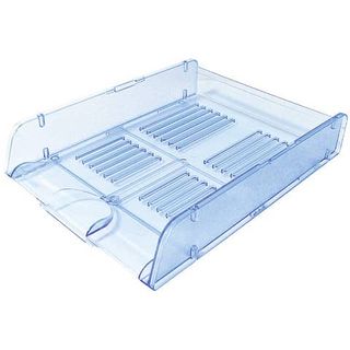 Vaschetta portacorrispondenza TR25310 - 26 x 34 x 6 cm - azzurro trasparente - …
