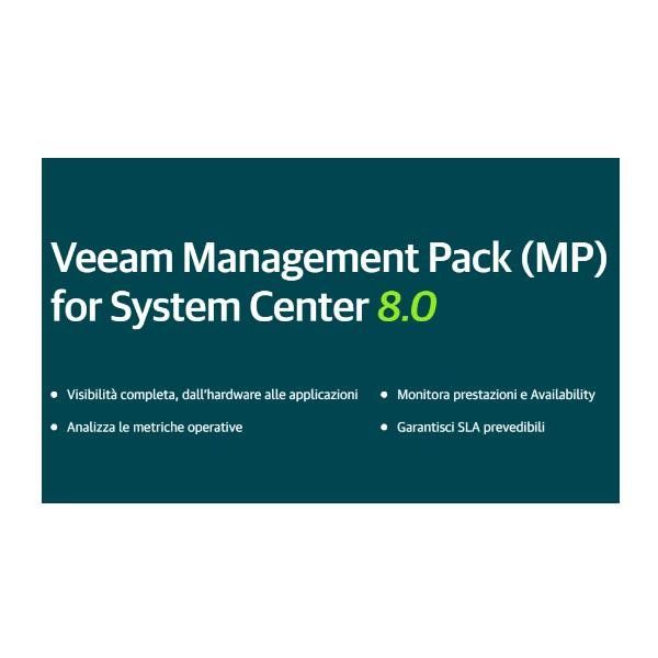 Veeam Premium Support - Supporto tecnico - per Veeam Management Pack Enterprise…