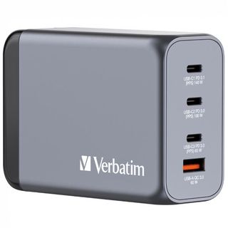 Verbatim - Alimentatore - GaN - 240 Watt - 5 A - PD 3.0, QC 3.0, Power Delivery…