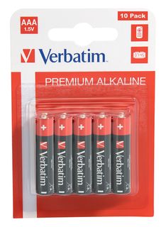 Verbatim - Batteria 10 x AAA / LR03 - Alcalina