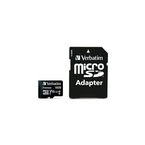Verbatim - Micro SDHC Classe 10 fino a 45mb/sec - 44082 - 16GB