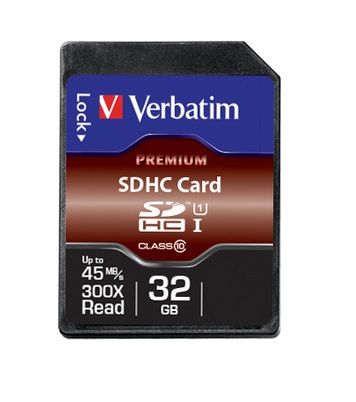 Verbatim - Scheda SDHC Classe 10 (min 10mb/sec) - 43963 - 32GB