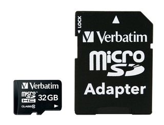 Verbatim - Scheda di memoria flash (adattatore microSDHC per SD in dotazione) -…