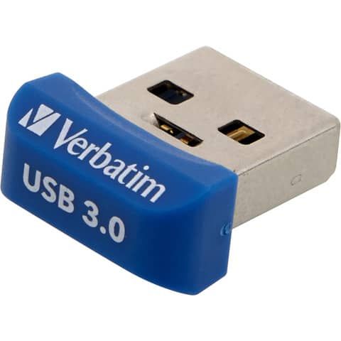 Verbatim Store 'n' Stay NANO - Chiavetta USB - 16 GB - USB 3.0 - blu