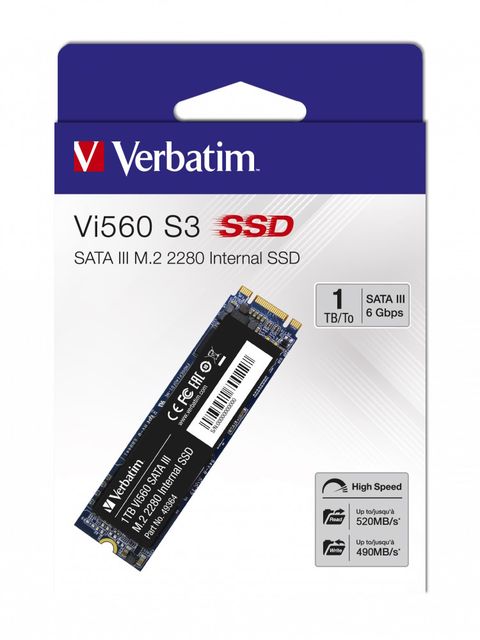 Verbatim Vi560 S3 - SSD - 1 TB - interno - M.2 2280 - SATA 6Gb/s