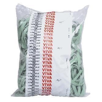 Viva - Elastici - 0.8 cm x 10 cm - 1 kg - verde