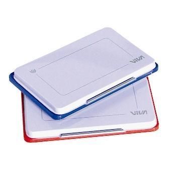 Viva No.2 - Tampone per timbri manuali - blu - 70 x 110 mm - blu