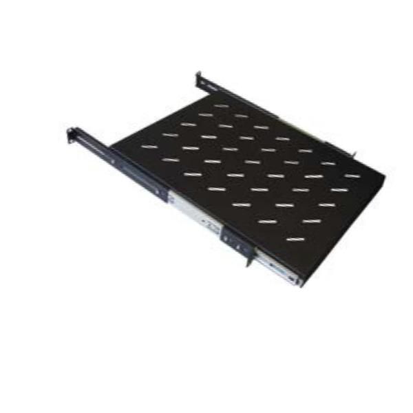 WP RACK - Mensola rack - nero, RAL 9005 - 1U - 19"