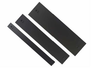 WP RACK - Pannello di riempimento rack - nero, RAL 9005 - 2U - 19"