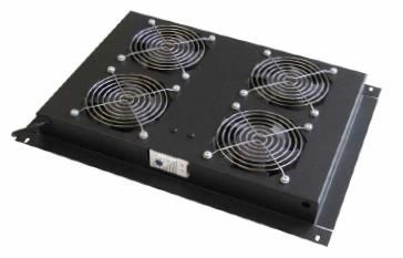 WP RACK - Vassoio ventola rack - con 4 ventole di raffreddamento, termostato - …