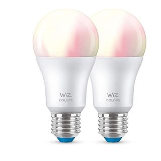 WiZ Colors - Lampadina LED - forma: A60 - satinata finitura - E27 - 8 W (equiva…