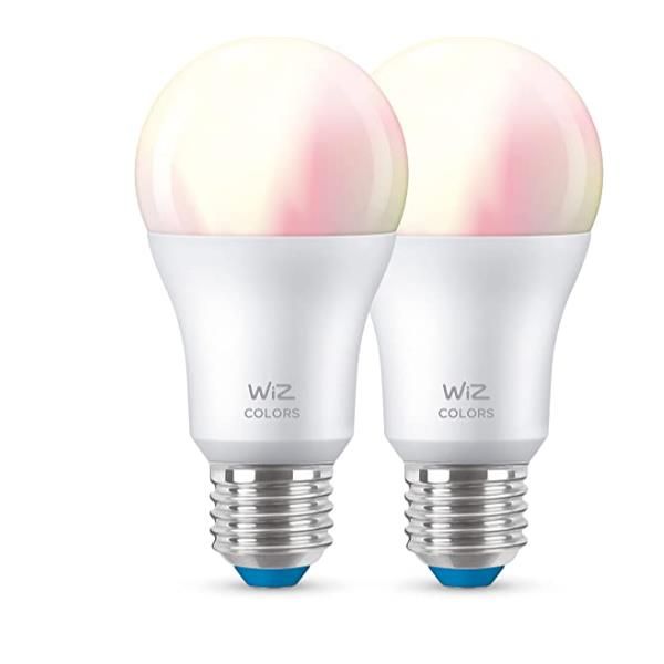 WiZ Colors - Lampadina LED - forma: A60 - satinata finitura - E27 - 8 W (equiva…