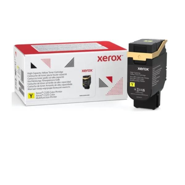 Xerox - Alta capienza - giallo - originale - cartuccia toner - per Xerox C325