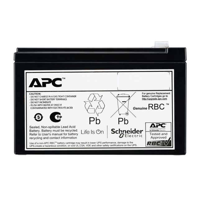 APC - Batteria UPS - 6 batteria x - valve regulated lead-acid (VRLA) - 9 Ah - 0U