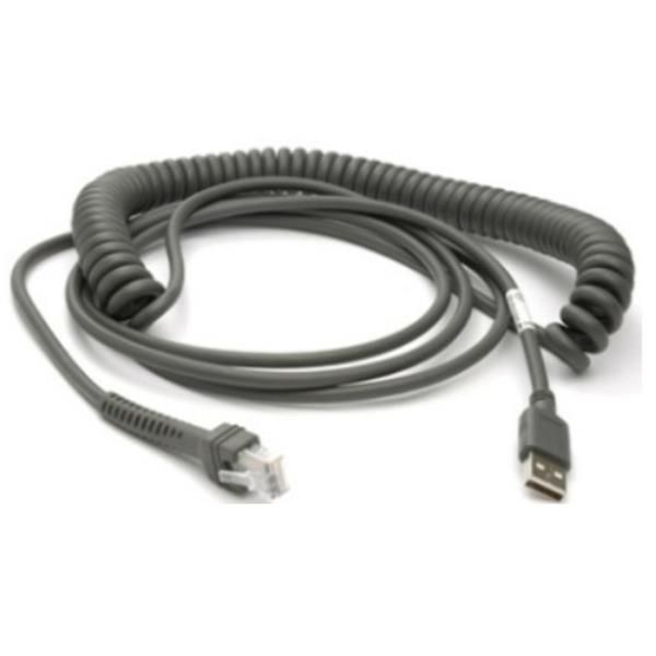 Zebra - Cavo USB - USB (M) - 5 - 12 V - 4.57 m - avvolto a spirale - per DS9300…