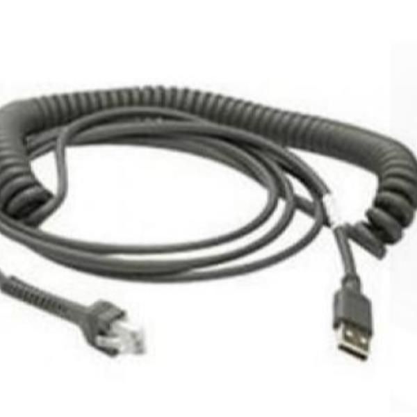 Zebra - Cavo USB - USB - 2.7 m - avvolto a spirale - per Symbol LS2208, LS4208,…