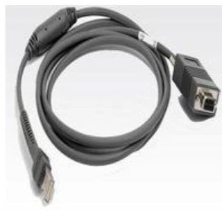 Zebra - Cavo seriale - DB-9 (F) - 2.1 m - per Symbol LS1203, LS3408, LS3478, LS…