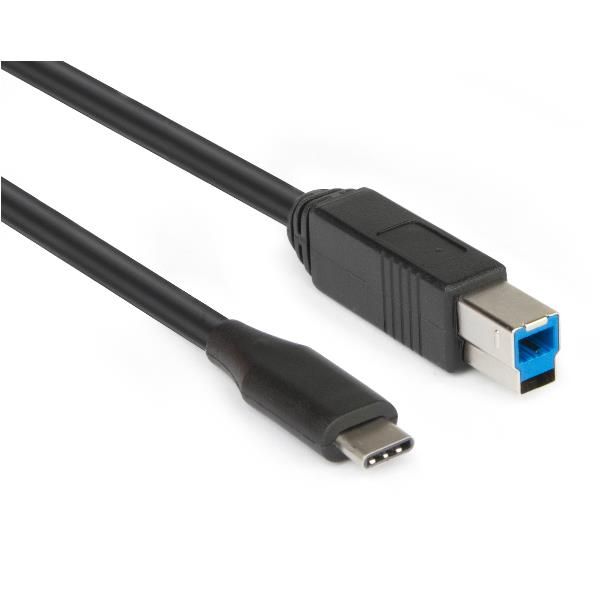 CAVI COMPUTER MOBILE - XCTC-U3B100 Cavo USB-C to USB-B3.0 Maschio1 Metro