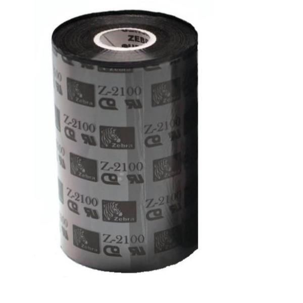 Zebra 2100 Wax - Nero - 60 mm x 450 m - ricarica nastro inchiostrato per stampa…
