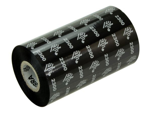 Zebra 2300 Wax - Confezione da 12 - nero - 110 mm x 300 m - nastro di stampa Zi…