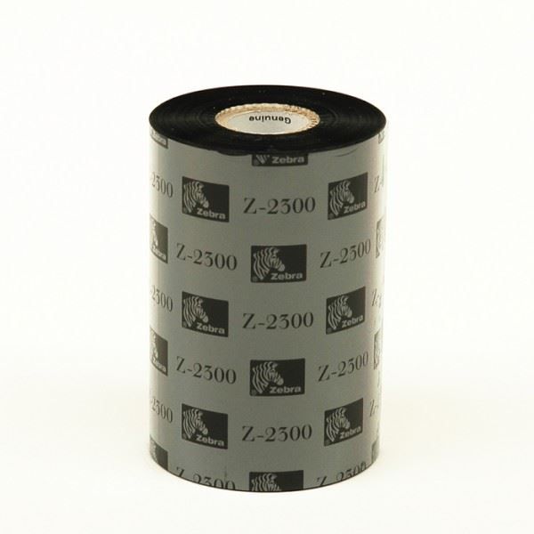 Zebra 2300 Wax - Nero - 83 mm x 450 m - ricarica nastro inchiostrato per stampa…