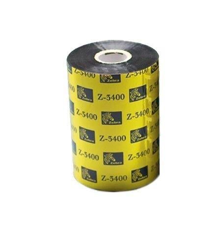 Zebra 3400 Wax/Resin - Nero - 110 mm x 450 m - ricarica nastro inchiostrato per…