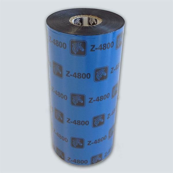 Zebra 4800 - Confezione da 12 - nero - 110 mm x 450 m - ricarica nastro inchios…