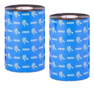 Zebra 4800 Resin - Nero - 89 mm x 450 m - ricarica nastro inchiostrato per stam…