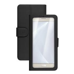 CELLY UNICAVIEW XXL - Flip cover per cellulare - nero