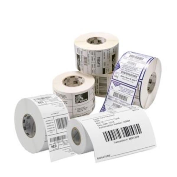 Zebra Z-Perform 1000T - Opaca - adesivo acrilico permanente - bianco - 25.4 x 3…