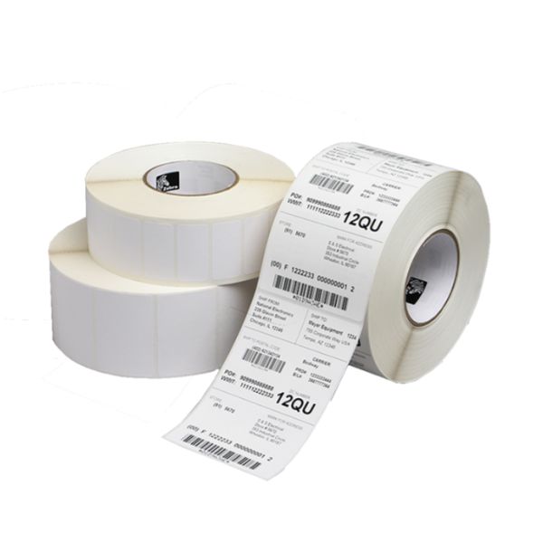 Zebra Z-Select 2000T - Opaca - adesivo acrilico permanente - rivestito - perfor…