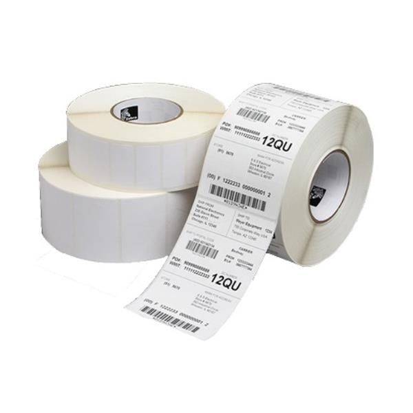Zebra Z-Ultimate 3000T - Poliestere - Lucido - adesivo permanente - bianco - 12…