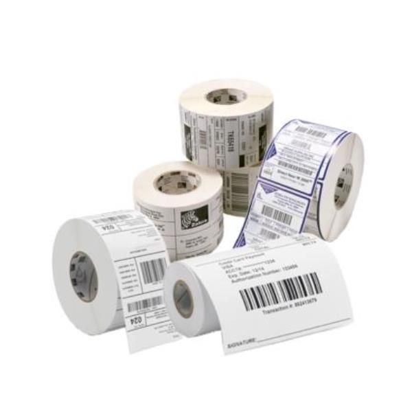 Zebra Z-Ultimate 3000T - Poliestere - Lucido - adesivo permanente - bianco - 12…